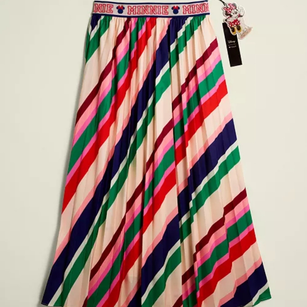 Women's Disney Minnie Majorette Pleated Midi Skirt